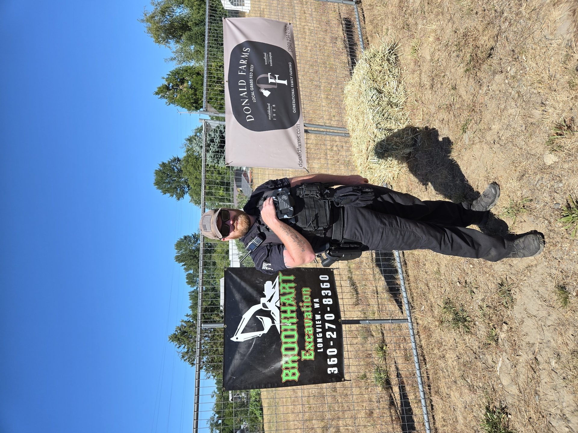 Officer on duty at a client site